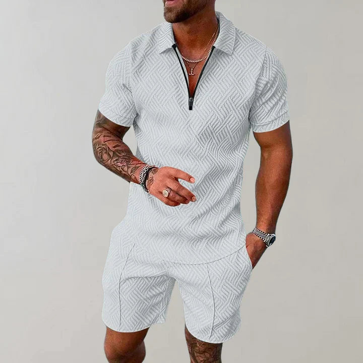 Costume Homme Chamois Imprimé Été Manches Courtes