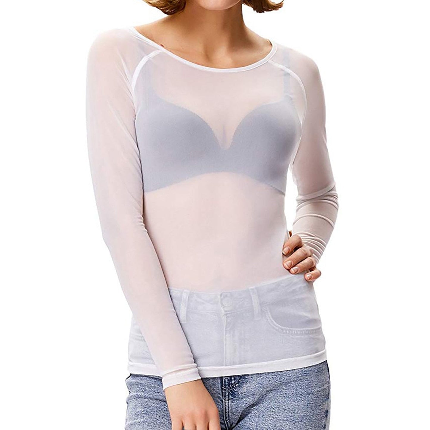 Pull Noir Élégant Manches Longues Femme