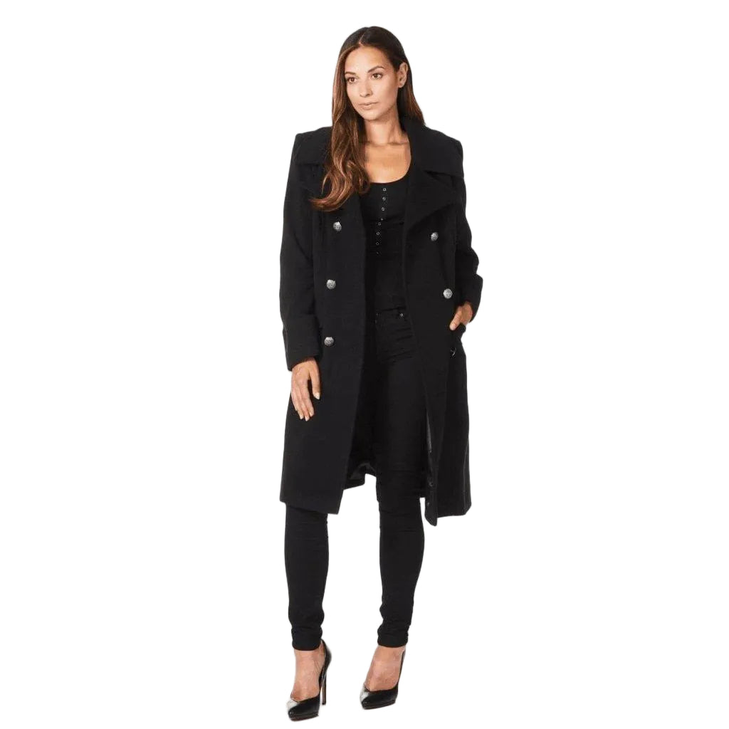 Manteau Femme Mi-Long Élégant Hiver - LuxeStyle