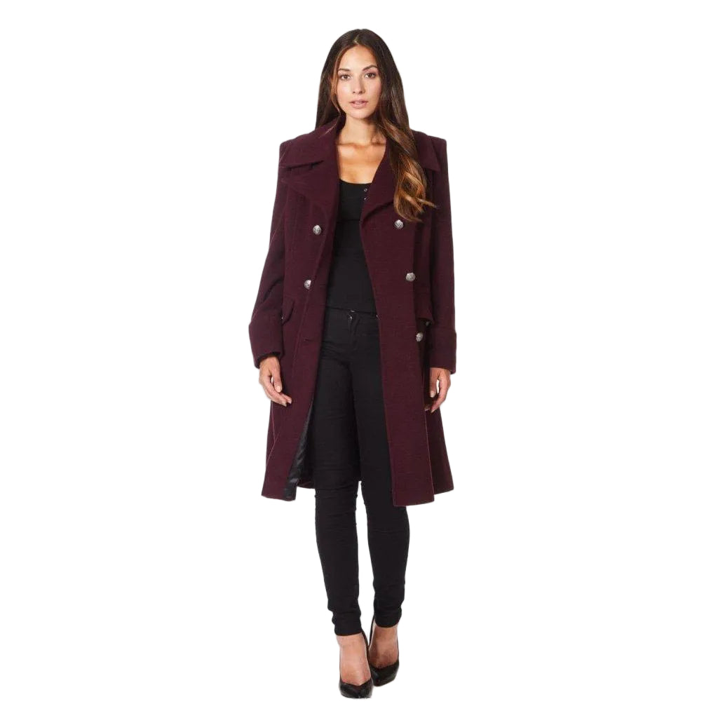 Manteau Femme Mi-Long Élégant Hiver