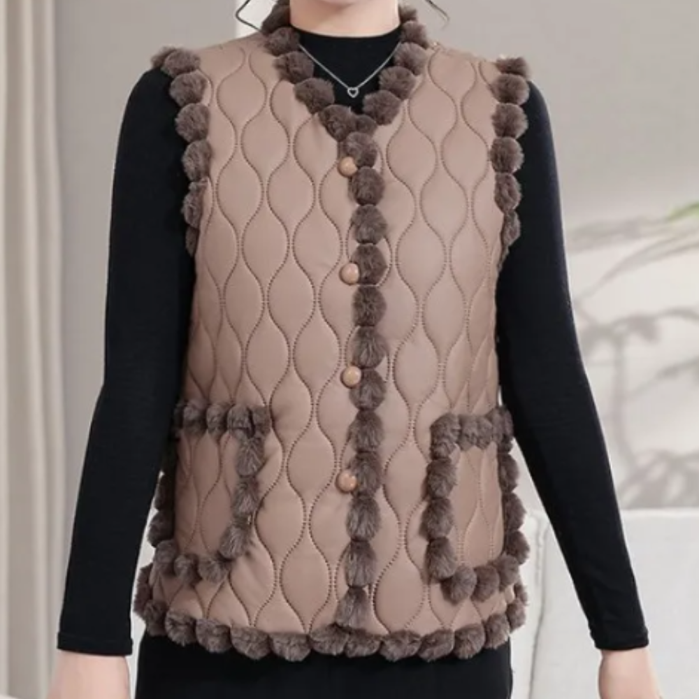 DELFINA - Gilet Tendance pour Femmes