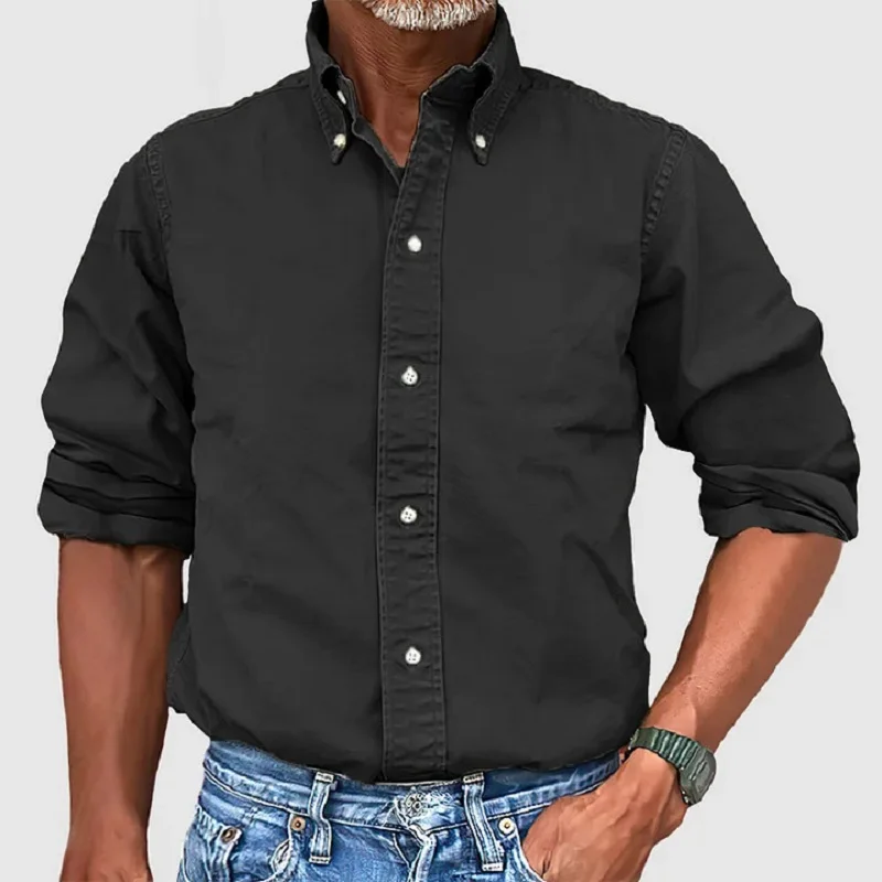 Chemise Homme Élégante Manches Longues pour Toutes Occasions - LuxeStyle