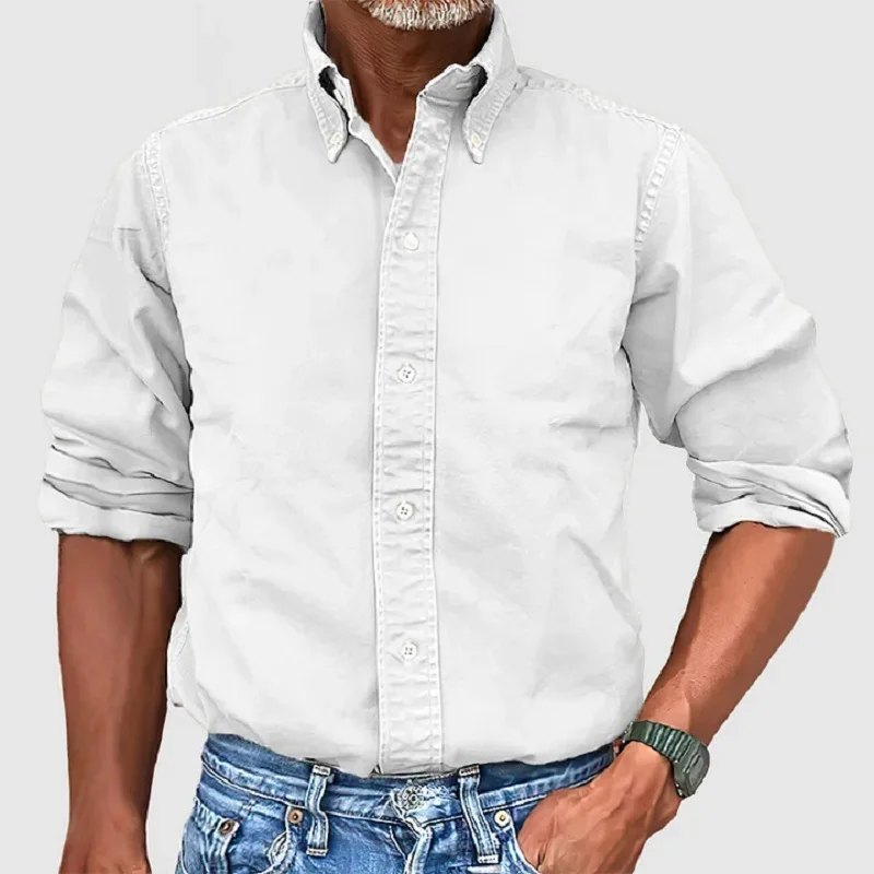Chemise Homme Élégante Manches Longues pour Toutes Occasions