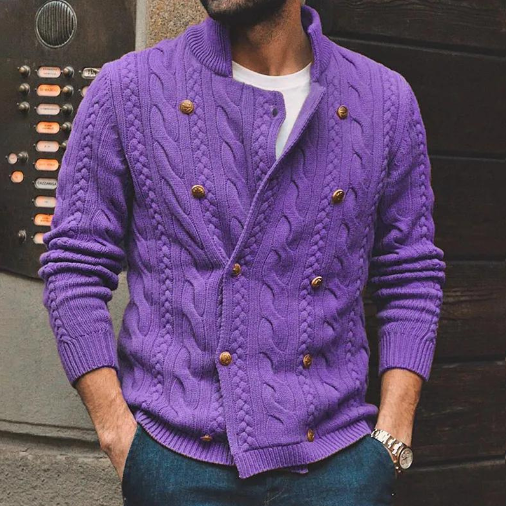 SAMUEL - Cardigan Élégant pour Hommes
