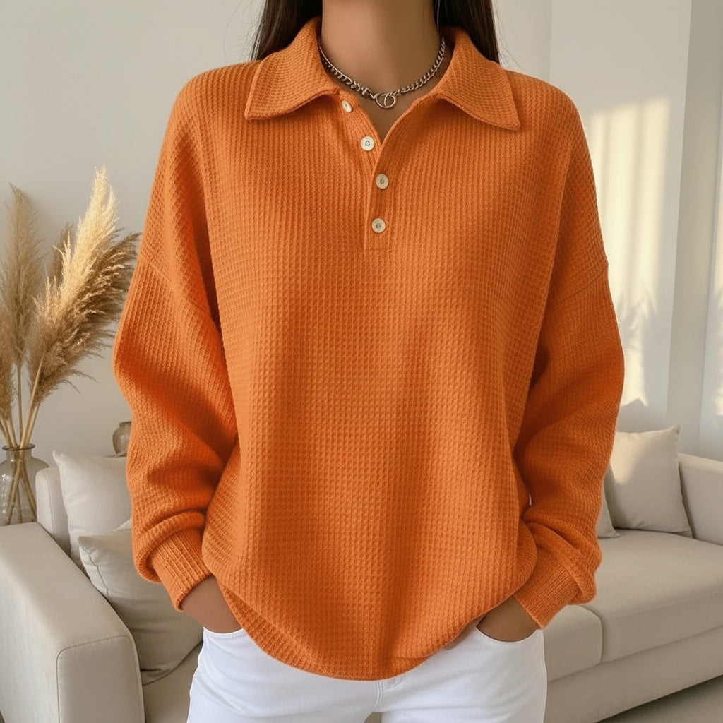 Pull Femme Rouge Col V