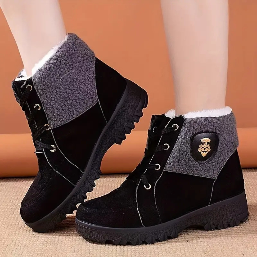 AMILA - Bottes Chaudes et Épaisses pour Femmes en Hiver