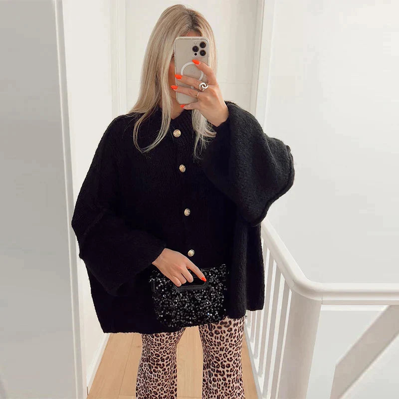 Pull en maille femme beige décontracté col roulé