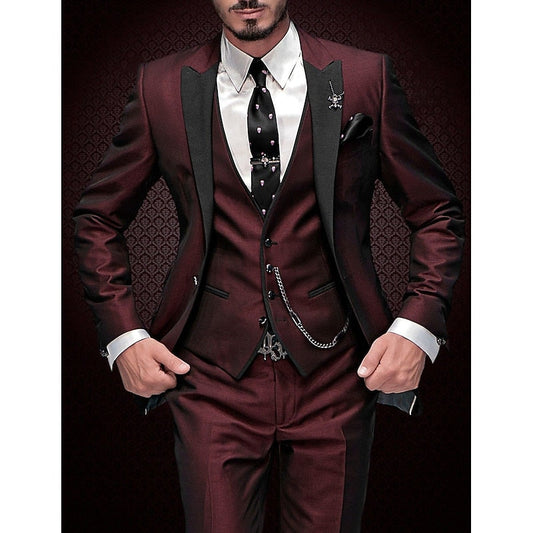 Costume Homme Élégant Noir avec Gilet et Nœud Papillon - LuxeStyle